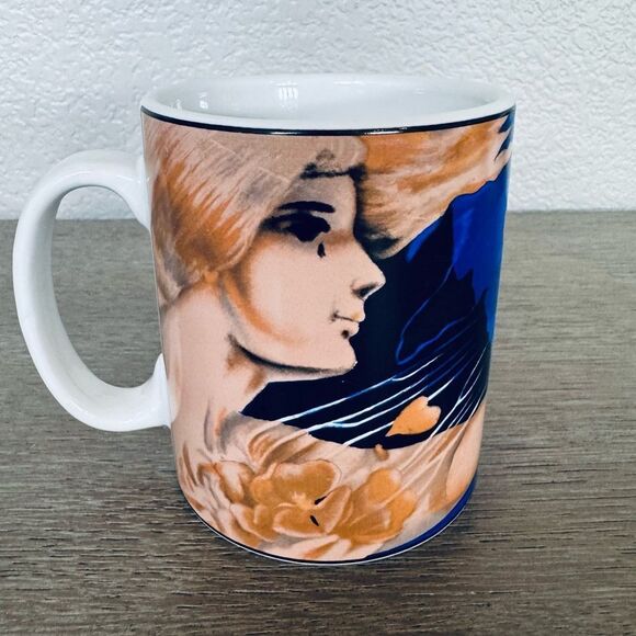 Ghirardelli Chocolate Large Art Graphic Ceramic Mug Cup - Picture 1 of 6